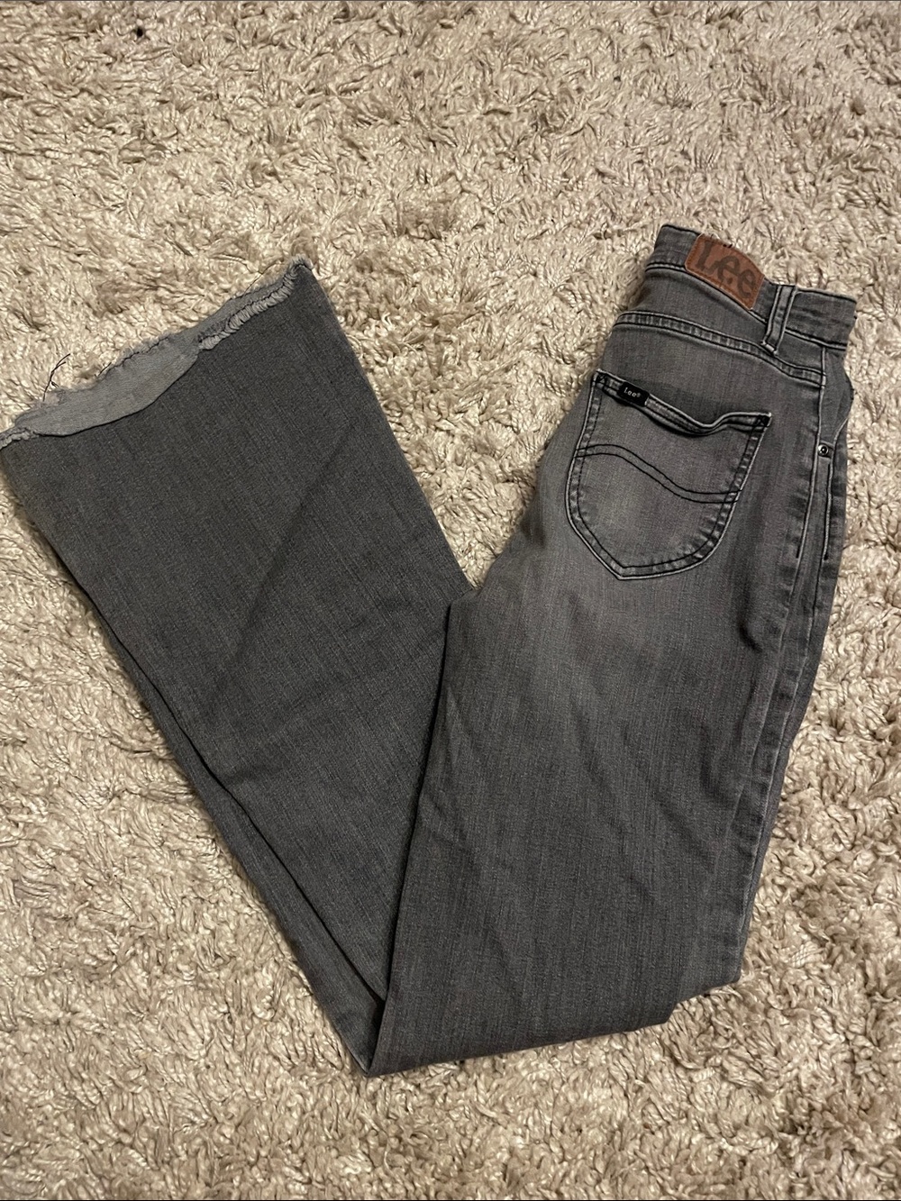 Lee Women's Gray Flare Jeans